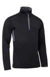 Abacus Ale Long Sleeve Golf Shirt In Black