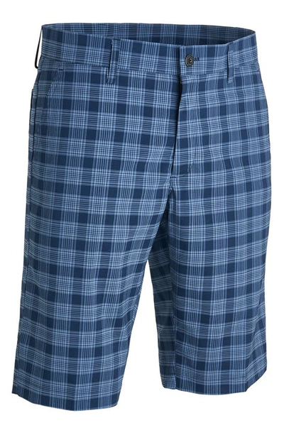 Abacus Ringer Plaid Golf Shorts In Navy Check