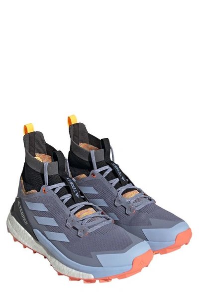Adidas Originals Terrex Free Hiker 2 Hiking Shoe In Silver Violet/blue Dawn/core Black