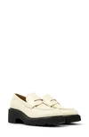 Camper Milah Penny Loafer In White Natural