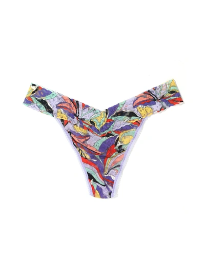 Hanky Panky Printed Daily Lace™ Original Rise Thong In Multicolor
