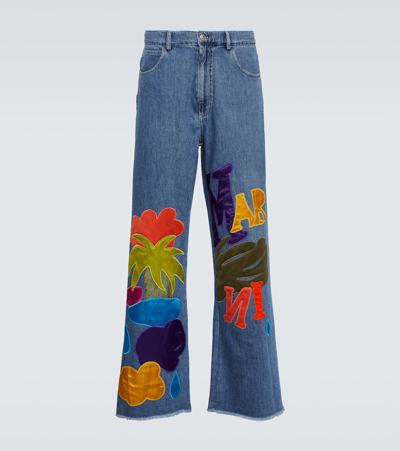 Marni No Vacancy Inn Capsule High Summer Jeans Blue