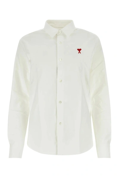 Ami Alexandre Mattiussi Ami Shirts In White