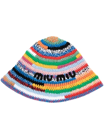 Miu Miu Hats And Headbands In Multicolor