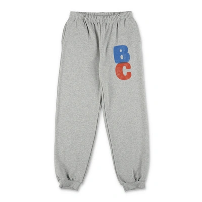 Bobo Choses Pantaloni Grigio In Felpa Di Cotone Bambino