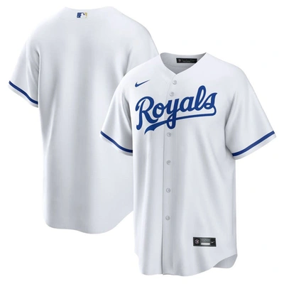 Nike White Kansas City Royals Home Blank Replica Jersey