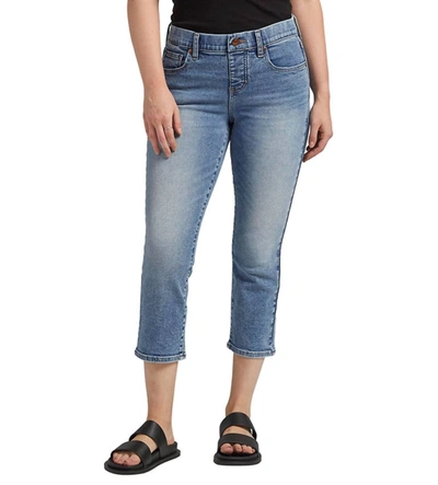 Jag Women's Maya Mid Rise Slim Fitting Capri Jeans In Del Mar