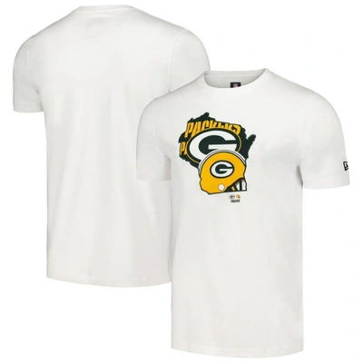 New Era White Green Bay Packers Gameday State T-shirt