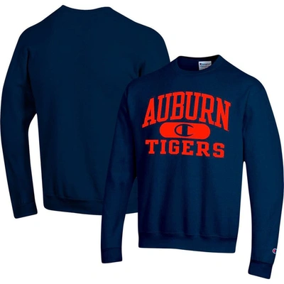 Champion Navy Auburn Tigers Arch Pill Sweatshirt