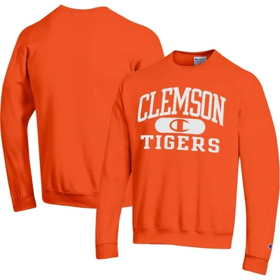 Champion Orange Clemson Tigers Arch Pill Sweatshirt