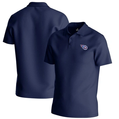 Fanatics Men's Navy Tennessee Titans Big And Tall Birdseye Polo Shirt