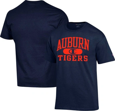 Champion Navy Auburn Tigers Arch Pill T-shirt