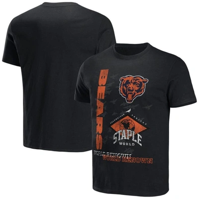 Staple Nfl X  Black Chicago Bears World Renowned T-shirt