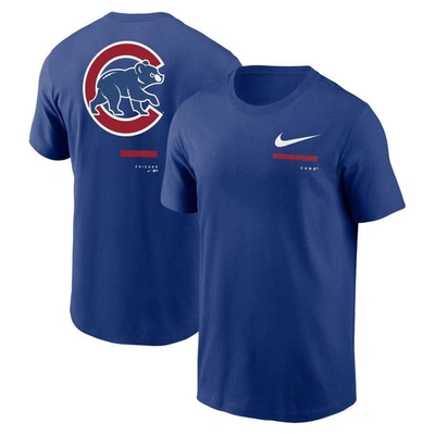 Nike Royal Chicago Cubs Over The Shoulder T-shirt