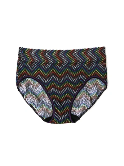 Hanky Panky Printed Signature Lace French Brief Up All Night In Multicolor
