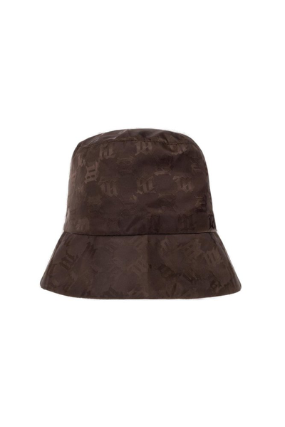 Misbhv Monogram Bucket Hat In Washed Black