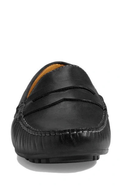 Marc Joseph New York Naples Penny Loafer In Black Napa