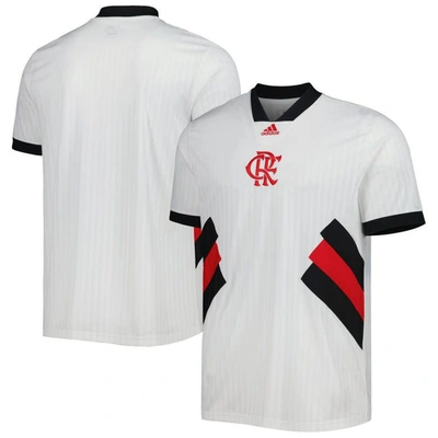Adidas Originals Adidas White Cr Flamengo Football Icon Jersey