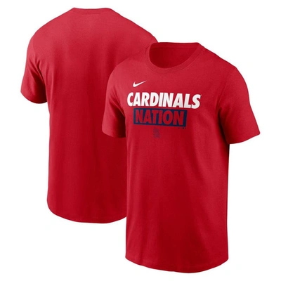 Nike Red St. Louis Cardinals Rally Rule T-shirt