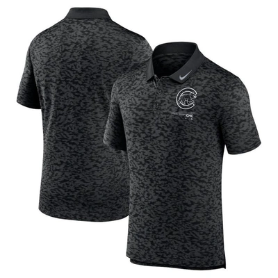 Nike Black Chicago Cubs Next Level Polo