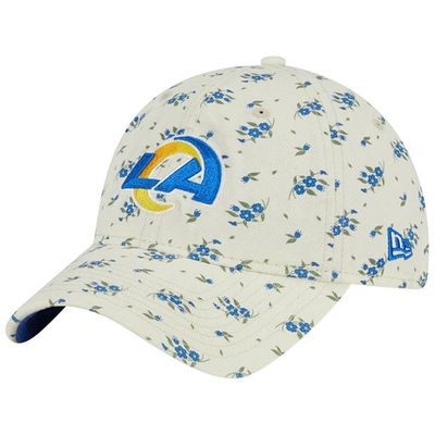 New Era Cream Los Angeles Rams Bloom 9twenty Adjustable Hat