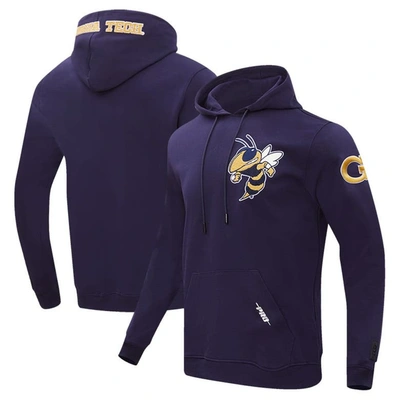 Pro Standard Navy Georgia Tech Yellow Jackets Classic Pullover Hoodie