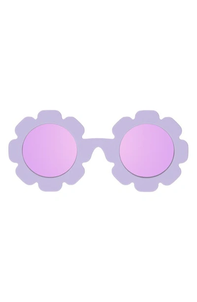 Babiators Babies' Kids' Irresistible Iris Polarized Flower Sunglasses In Irresitible Iris