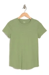 Madewell Vintage Crew Neck Cotton T-shirt In Dried Aloe