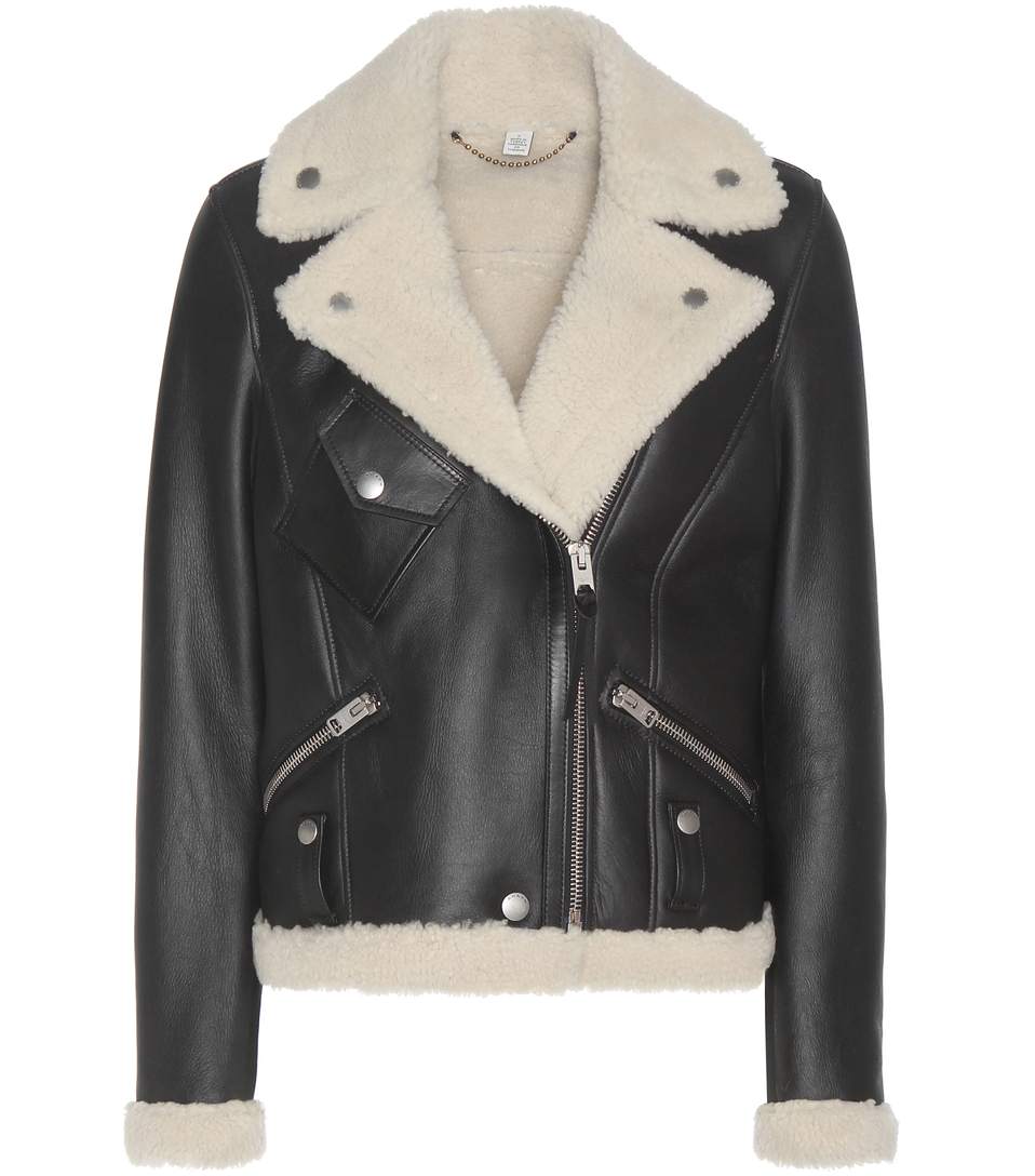 Coach Shearling-lined Leather Jacket In L76 | ModeSens