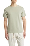 Frame Mens Duo Fold Solid T-shirt In Mineral Grey