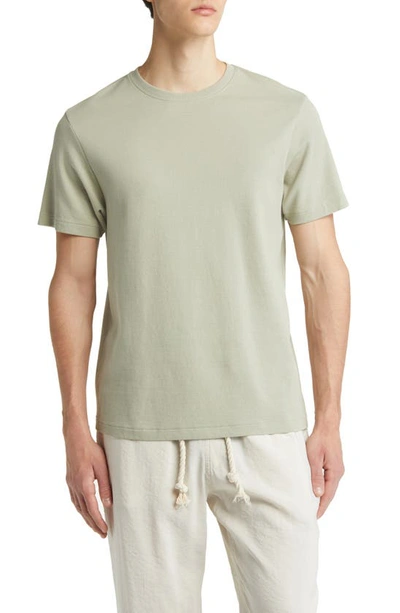 Frame Mens Duo Fold Solid T-shirt In Mineral Grey