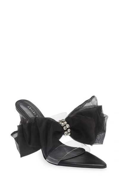 Azalea Wang Capable Pointed Toe Sandal In Black