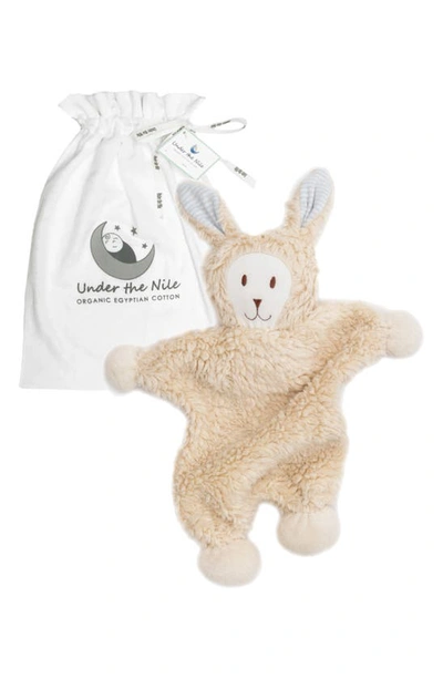 Under The Nile Snuggle Bunny Organic Cotton Stuffed Animal In Neutral