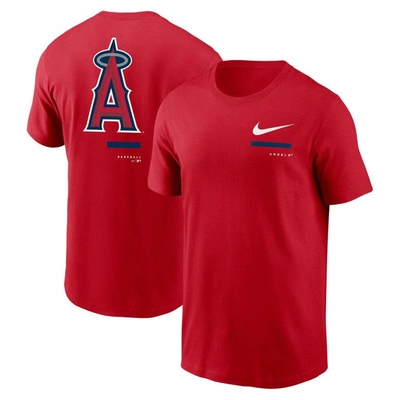 Nike Red Los Angeles Angels Over The Shoulder T-shirt
