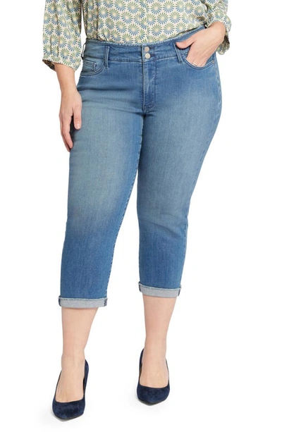 Nydj Chloe Hollywood Cuffed Capri Jeans In Mesmerize