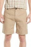 Billy Reid Linen Moore Short - Olive In Khaki