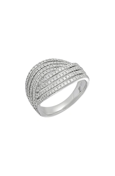 Bony Levy Bardot Diamond Statement Ring In 18k White Gold