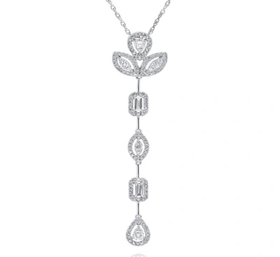Diana M. Diamond Necklace In White