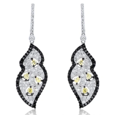Diana M. Diamond Earrings In White
