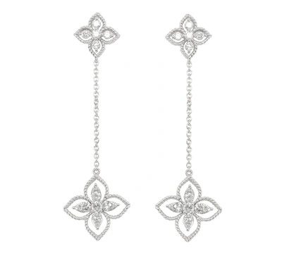 Diana M. Diamond Earrings In White