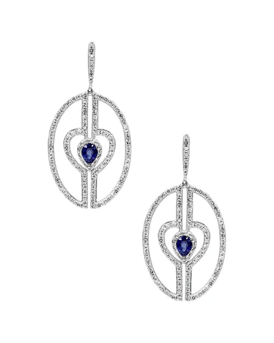 Diana M. Diamond Earrings In White