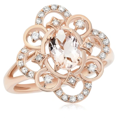 Diana M. 14ktr Gold Ring Scd0.16 D0.06 Mrnt 0.67 15 Gm 31st In White