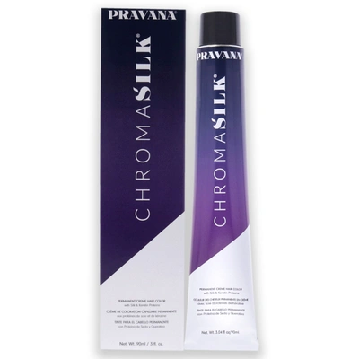 Pravana Chromasilk Creme Hair Color - 6n Dark Blonde By  For Unisex - 3 oz Hair Color In Blue