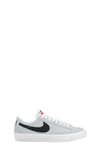 Nike Kids' Blazer Low '77 Low Top Sneaker In Pure Platinum/ Black/ White