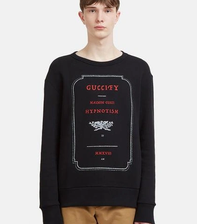 Gucci Fy Hypnotism Sweatshirt In Black | ModeSens
