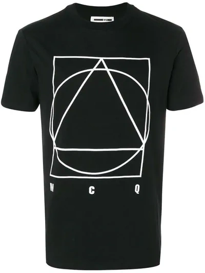 Mcq By Alexander Mcqueen Mcq Alexander Mcqueen Slim Fit T-shirt In Nero