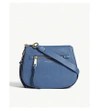 Marc Jacobs Recruit Leather Saddle Bag In Vintage Blue