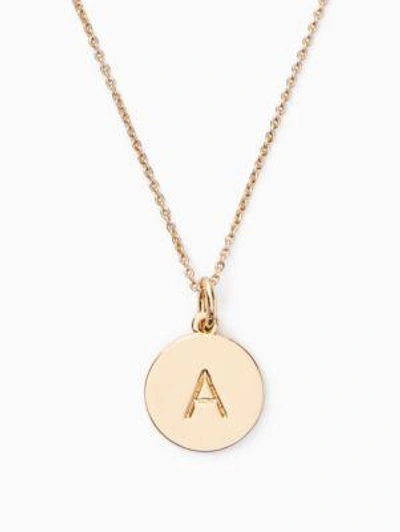 Kate Spade Initial Pendant In Gold