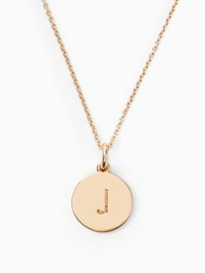 Kate Spade Initial Pendant In Gold