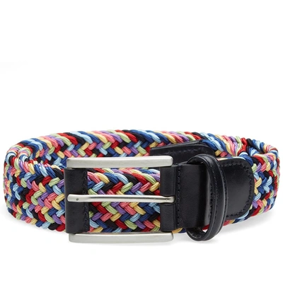 Anderson's Woven Textile Belt In Multi